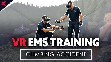 EMS Climbing Accident and Rescue | SimX VR Medical Simulation Walkthrough