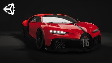 Bugatti Chiron - Pur Sport in showroom (Unity HDRP showcase)