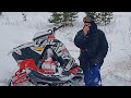 Жёсткий прохват на Polaris pro rmk 800. Заблудились в глухом лесу. Трэш в конце)