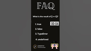 Top 20 Javascript interview question #1 #operator