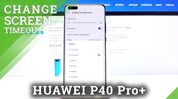 How to Change Screen Timeout in HUAWEI P40 Pro+ - Display Settings