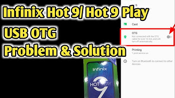 How to Fix Infinix Hot 9/ Hot 9 Play Otg Problem | Infinix Hot 9 otg setting | 2020