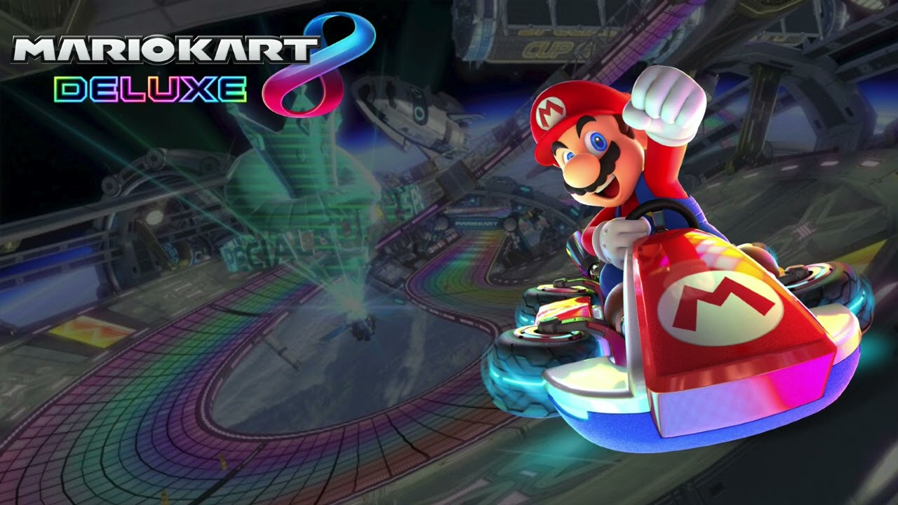 Rainbow Road - Mario Kart 8 Deluxe (Slowed Down)