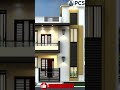2D to 3D House Front Elevation | Revit + SketchUp #shorts