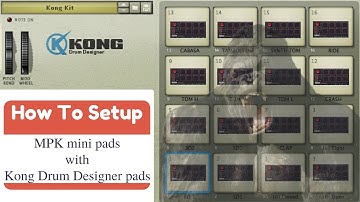 How To Setup Mpk Mini pads with Kong Drum Designer pads