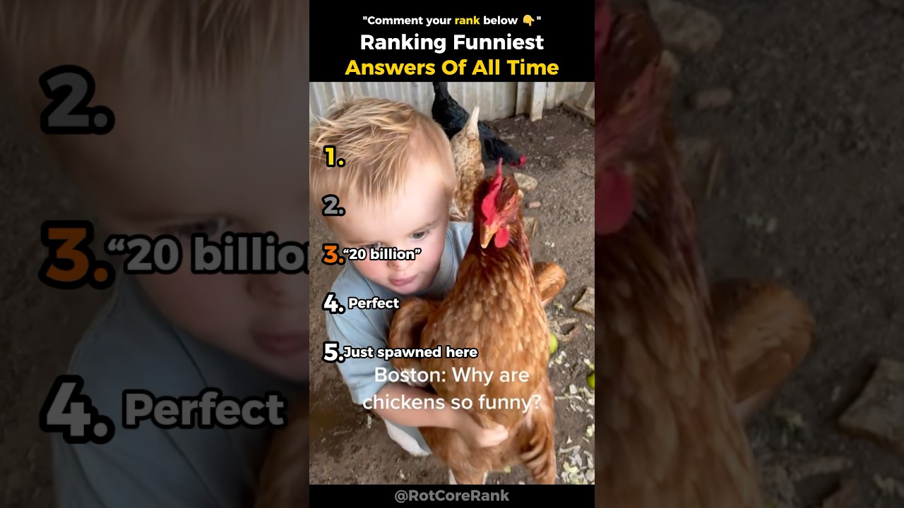 Ranking Funniest Answers Of All Time 