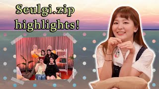 Seulgi.zip highlights (With Aespa) | 슬기.zip