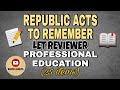 Common republic acts in let