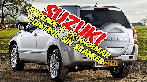 Programación control gran Vitara Suzuki sin escáner
