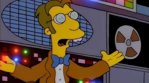 The Simpsons - Dr Frink Computer (Frinkiac 7)