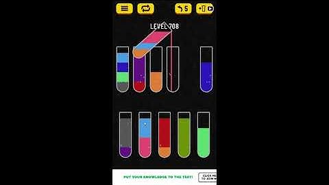Water Sort Puzzle Level 708