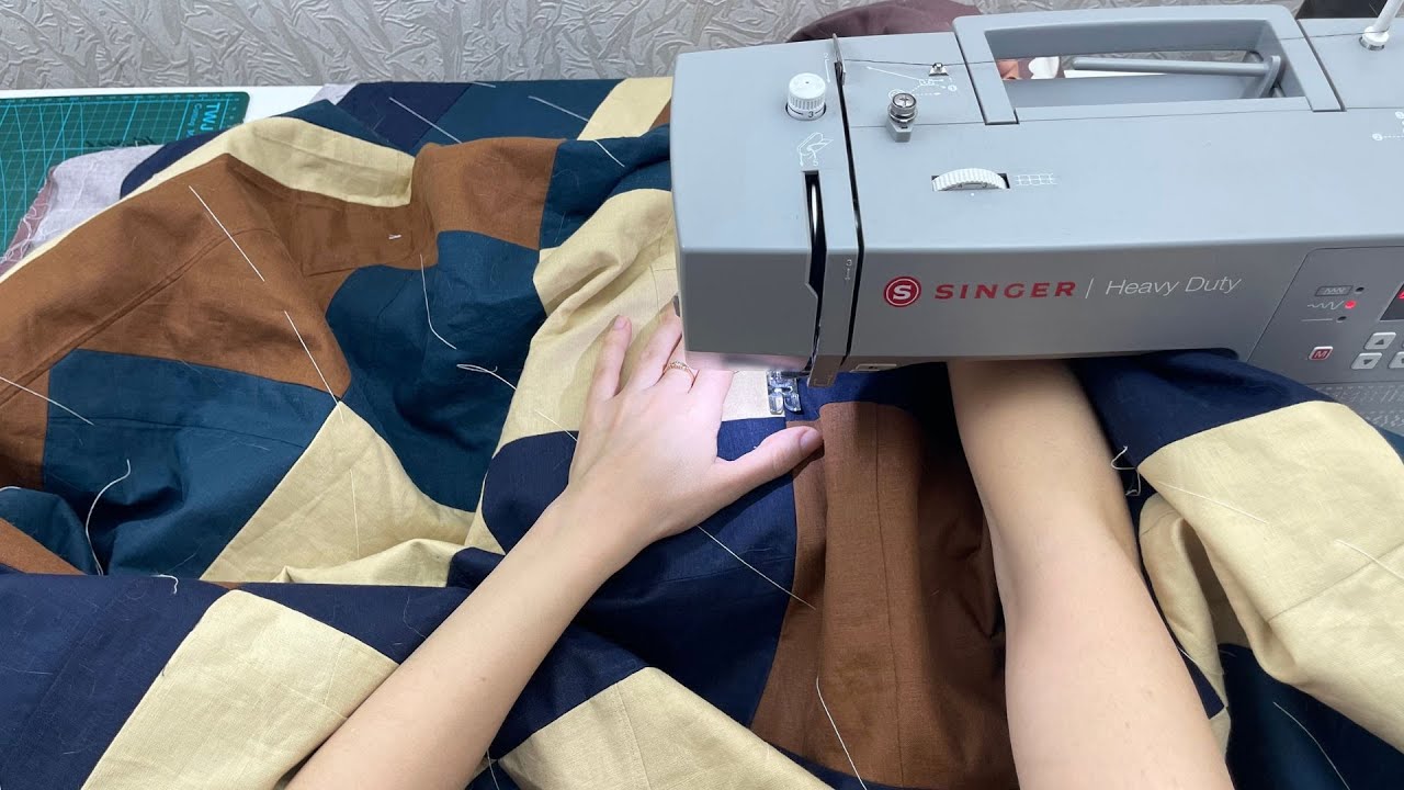 I Made a Cozy Quilt From Fabric Scraps! - YouTube