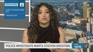 Police investigating after person shot at Ashby MARTA station