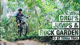 Singapore MTB -  Single Track Bukit Timah (BT) Trail - Drops, Jumps & Rock Garden
