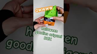 Halloween Origami Goodies Box #shorts