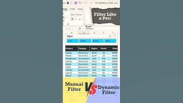 ✅Stop Wasting Time with Filters — Use Slicers Like a Pro!  #excel #shortvideo #shorts