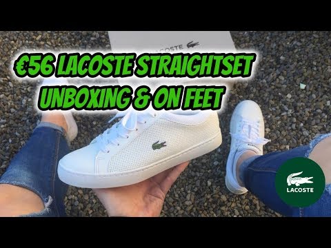 56 LACOSTE STRAIGHTSET Unboxing On Feet 