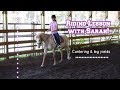 Riding Lesson with Sarah! Cantering &amp; Leg Yields |Myia Equestrian|