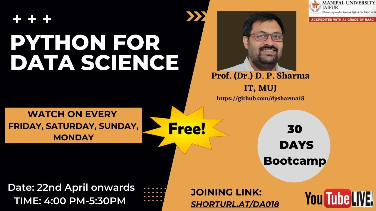 Day 3 , Python for Data Science - YouTube