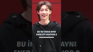 Two clips that give off the same energy | Bu iki video aynı enerjiyi veriyor  #felix #straykids