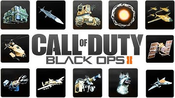 Call Of Duty : Black Ops 2 All Scorestreaks - Showcase