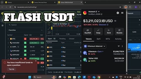 How to use flash usdt in exness | trade with flash usdt on exness | ASTRE FLASHERS