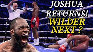 Anthony Joshua DESTROYS Robert Helenius! Is WILDER Next!?