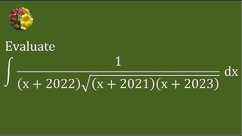 Solving indefinite integral using u-substitution (Mis-336)