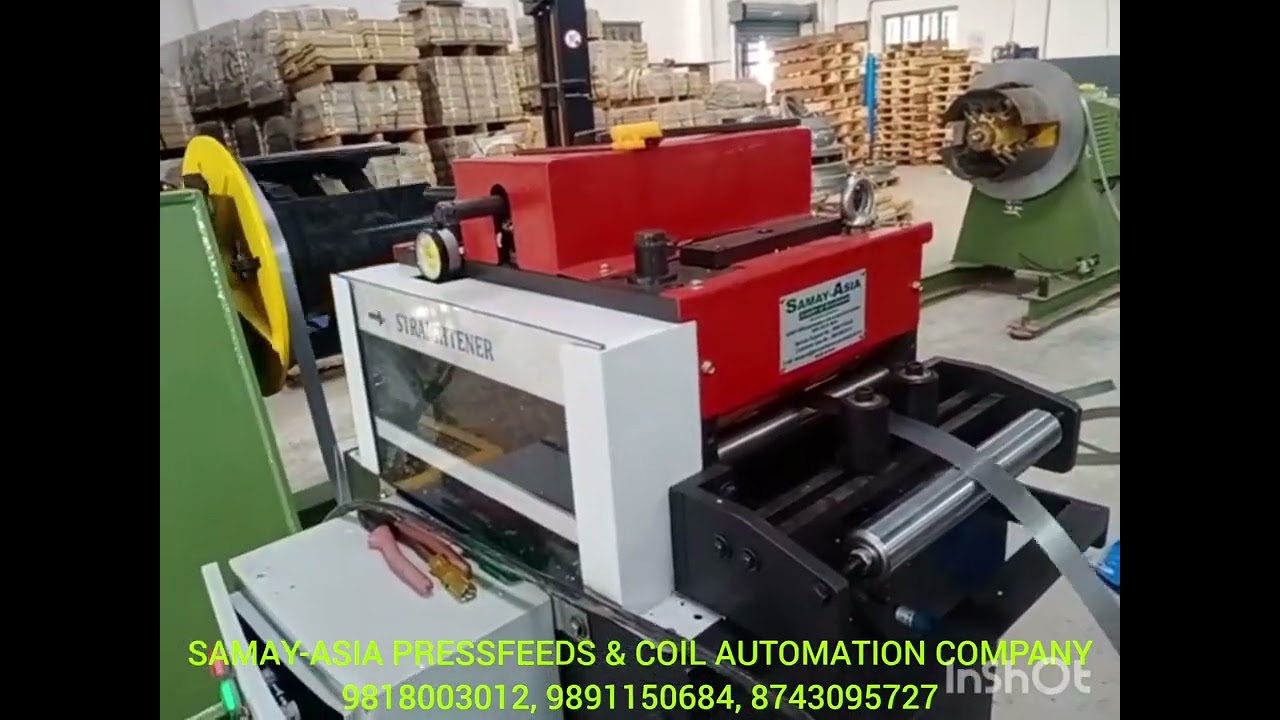 High Precision Coil Straightener for automatic coil/Strip Straightening process from 🇮🇳.
