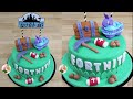 FORNITE CAKE /PASTEL O TORTA DE FORNITE  (LLAMA,COFRE Y MAS)