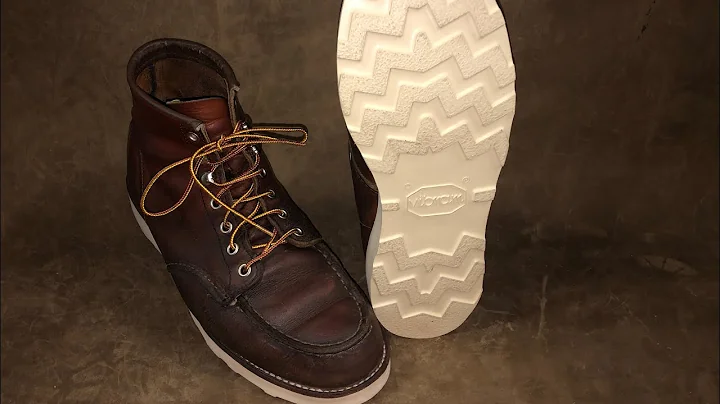 RedWing Moc Toe 875 Boot resole with Vibram Christ...