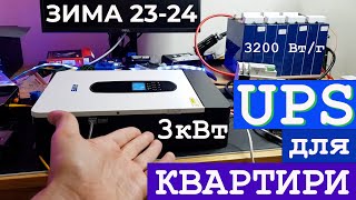 видео: #4. Зима 24-25. UPS на квартиру. Гібридний інвертор 3кВт з зарядним пристроєм 60А. Easun Isolar SMH. картинка: #4. Зима 24-25. UPS на квартиру. Гібридний інвертор 3кВт з зарядним пристроєм 60А. Easun Isolar SMH.
