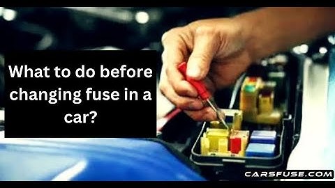 How to check and replace a fuse safely