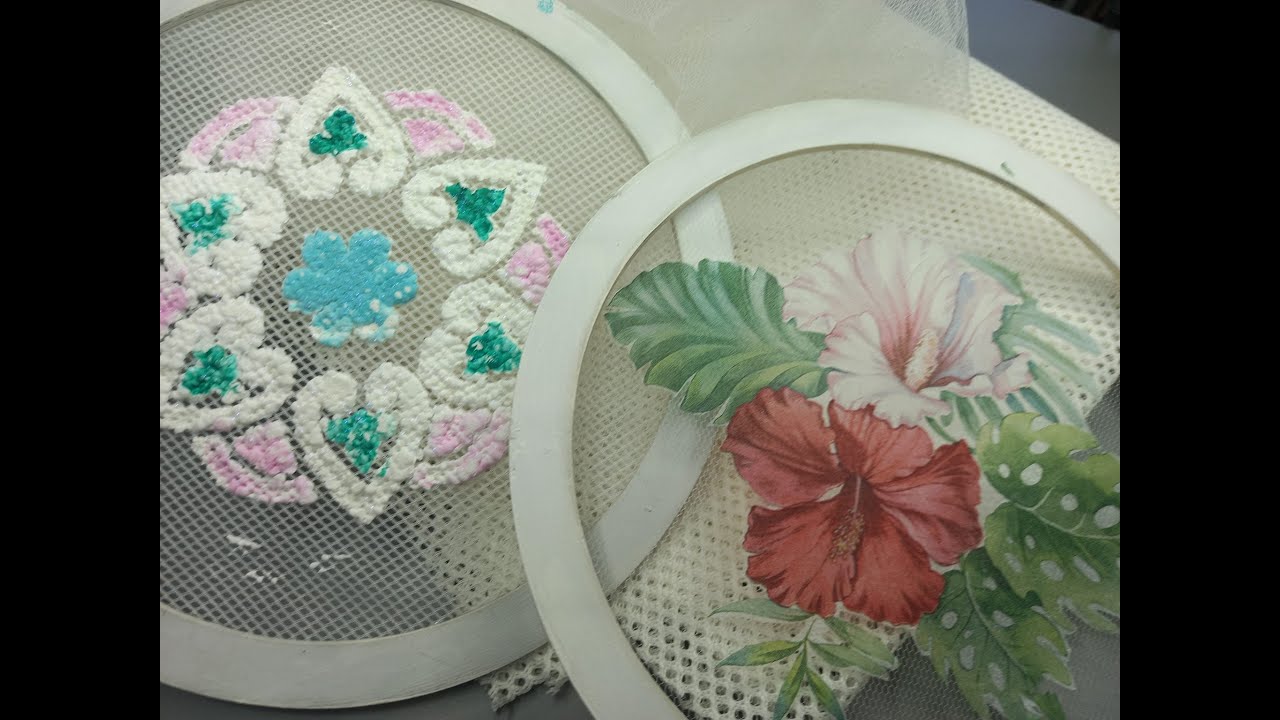 ♻️USA NUESTROS MATERIALES CASEROS Mira que buenas ideas sobre TUL O PANAMA!!