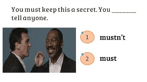 Modal verbs Quiz - Have to and Must