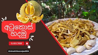 අටුකොස් - | Dried Jack | 1millionaudition trending canvapro davinci ceylon cooking capcut