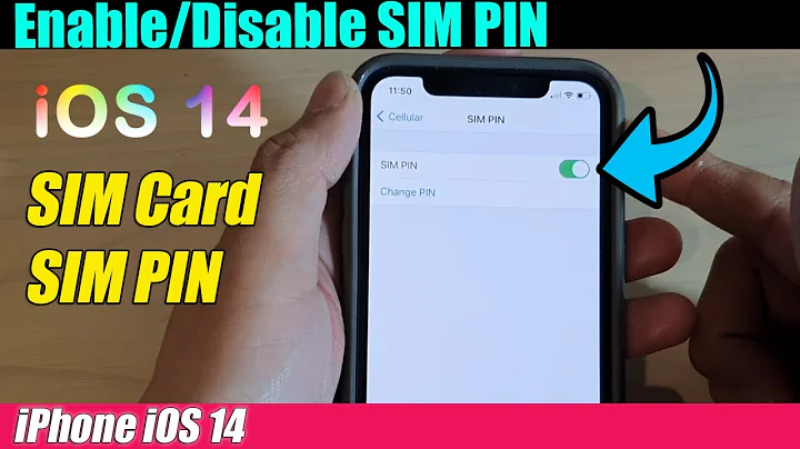 iPhone iOS 14: How to Enable/Disable SIM PIN