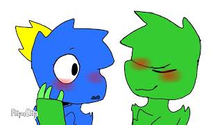 Raimbow Friends Blue X Green