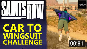 Saints Row Car to Wingsuit Challenge - How to Complete
