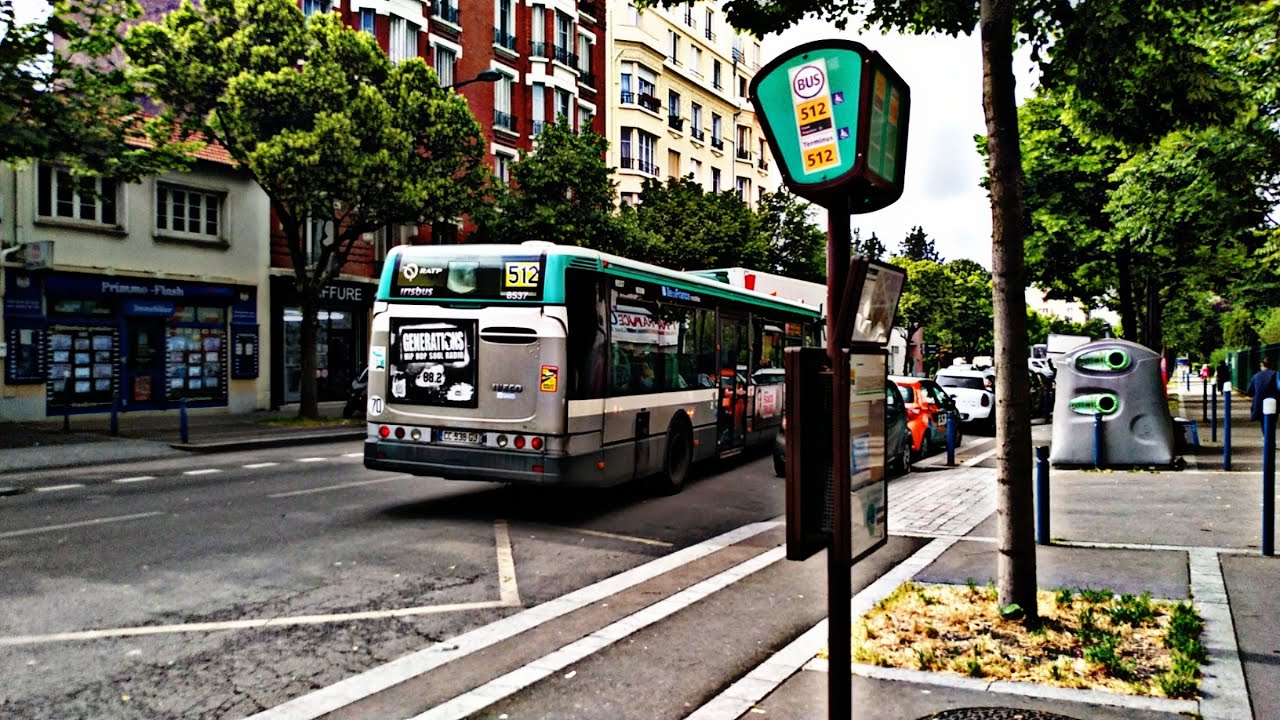 Ligne de Bus 512 RATP - YouTube