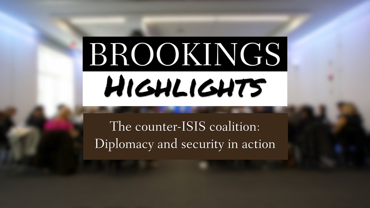 caliphate meaning Brookings Highlights: The counter-ISIS coalition