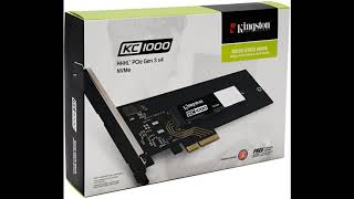 Review: Kingston Digital KC1000 NVMe PCIe 480GB SSD (HHHL)  SKC1000H/480G