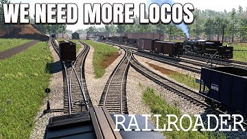 Railroader #58. We Need MORE locos. May Wear & Tear update. 1950s U.S railway sim