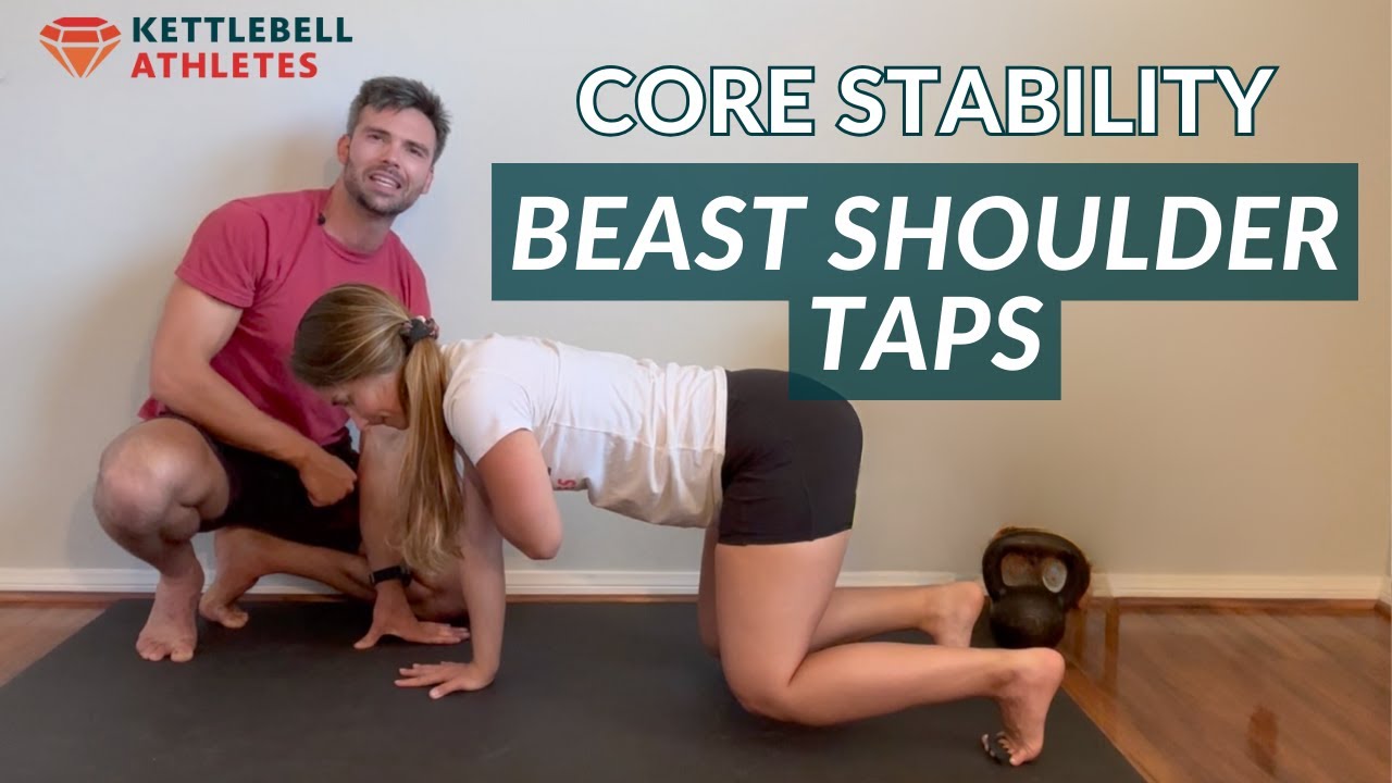 Beast Shoulder Taps | Core Stability | Kettlebell Athletes - YouTube