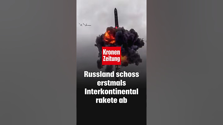 Ohne wirkliche Logik - Russland schoss erstmals Interkontinentalrakete ab