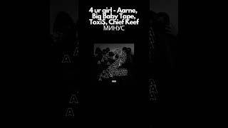 4 Ur Girl - Aarne, Big Baby Tape, Toxi$, Chief Keef | Минус | Instrumental | Караоке | Бит #Shorts
