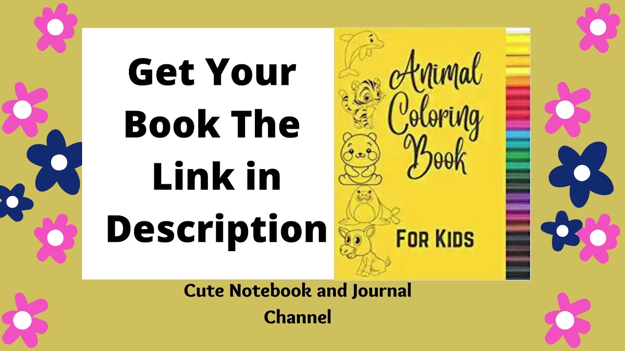 Kawaii Animal Coloring Book For Kids 1-4: Easy Coloring Pages For Preschool