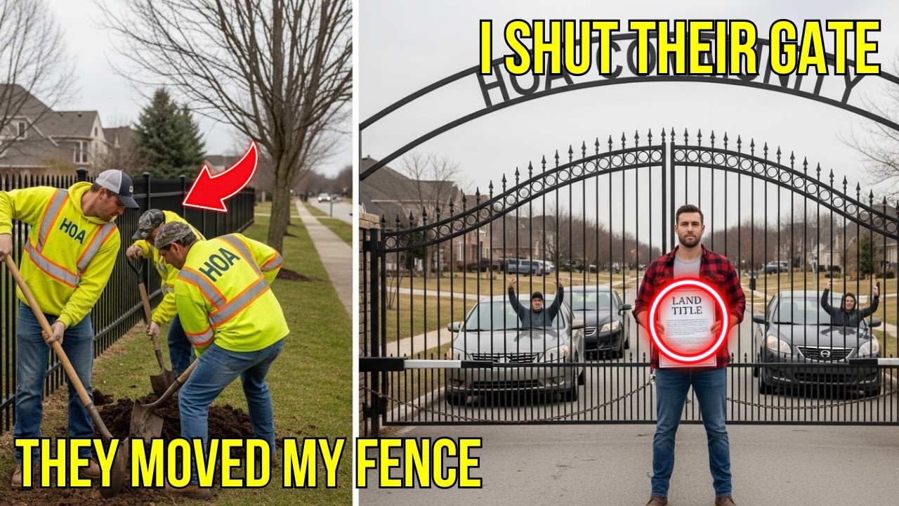 HOA Moved My Fence Seven Feet — So I Shut Down and Relocated Their Main Entrance