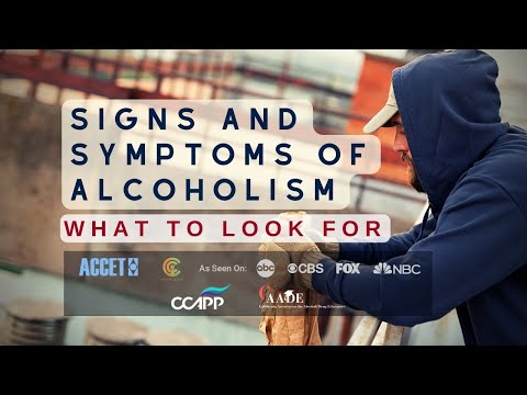 Signs and Symptoms of Alcoholism:  What To Look For