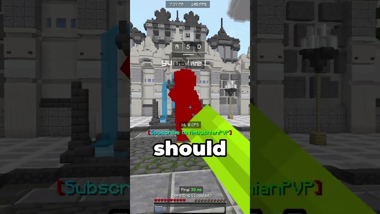 W-Tap Trick Makes You a PvP Pro!